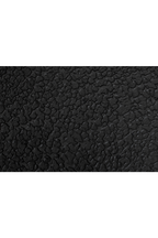 Console noire avec étagères