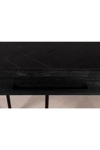 Console table motif chevrons vintage