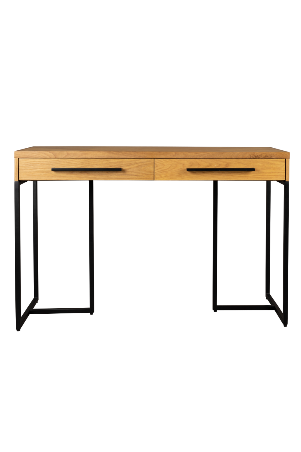 Console table motif chevrons vintage