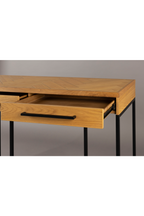 Console table motif chevrons vintage
