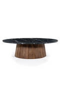 Table basse en marbre noir