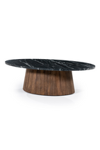 Table basse en marbre noir