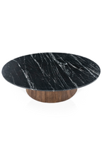 Table basse en marbre noir