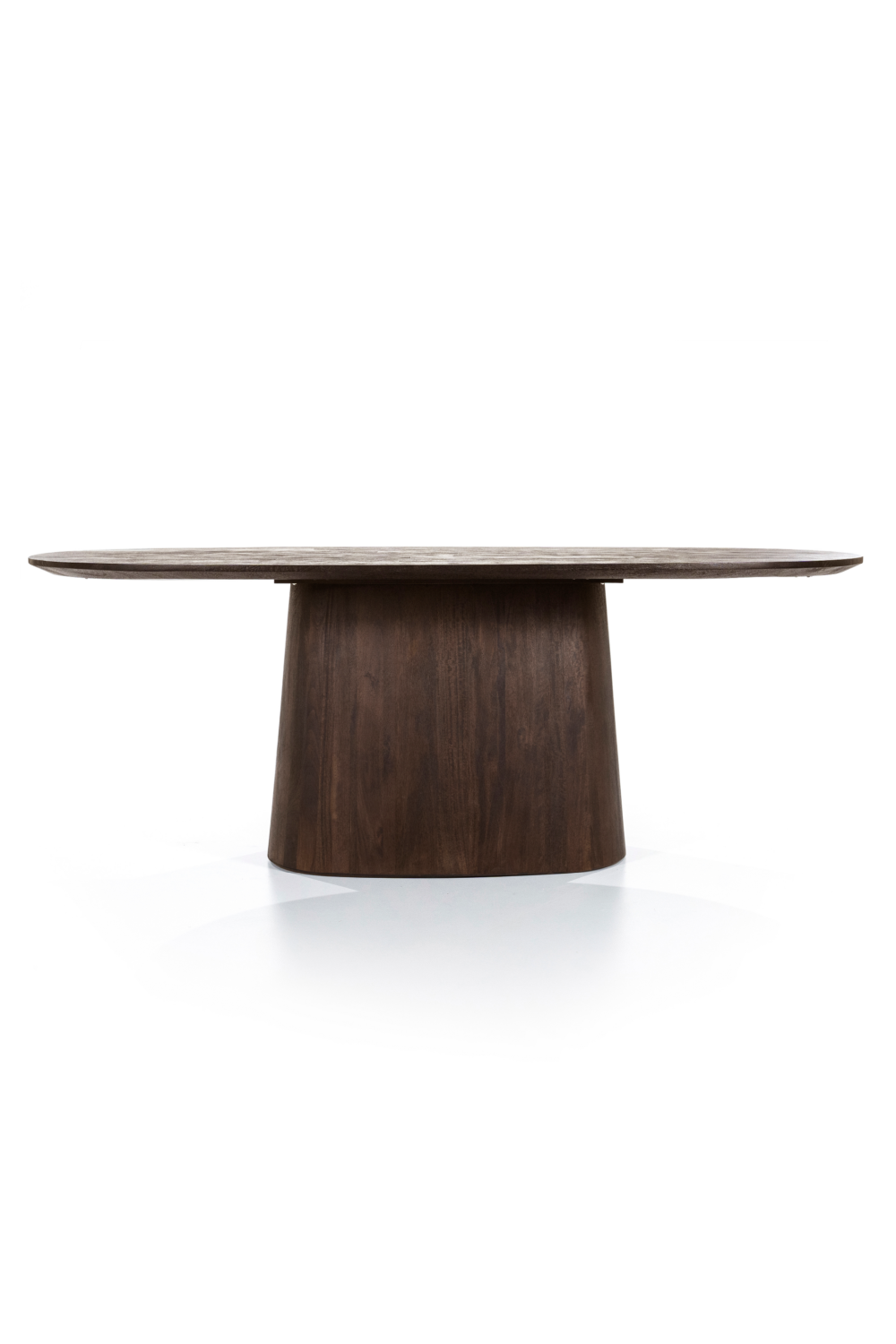Table à manger piédestal en bois de manguier S