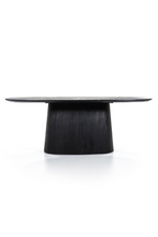 Table à manger piédestal en bois de manguier S