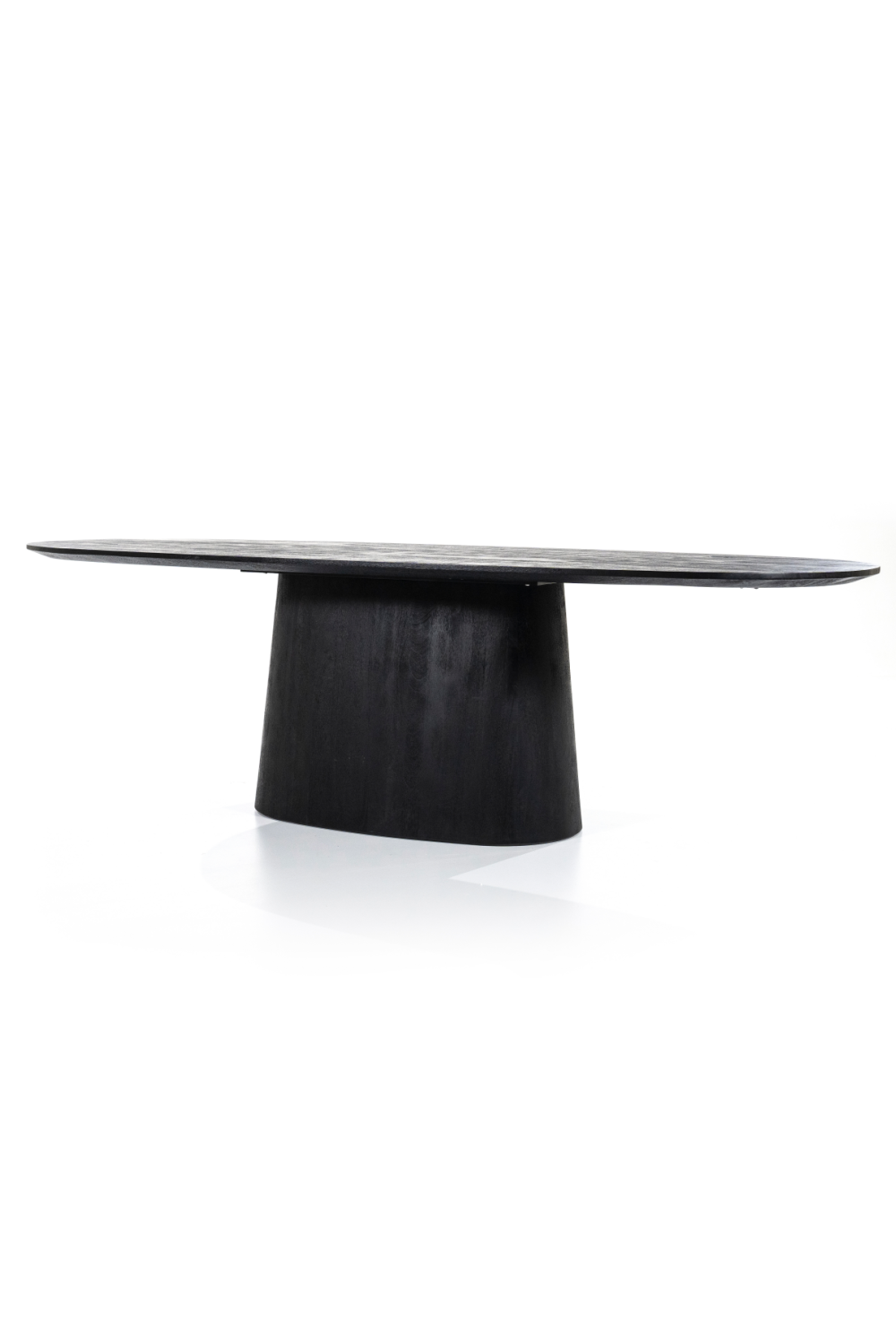 Table à manger piédestal en bois de manguier S
