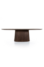 Table de salle à manger sur pied en bois de manguier M