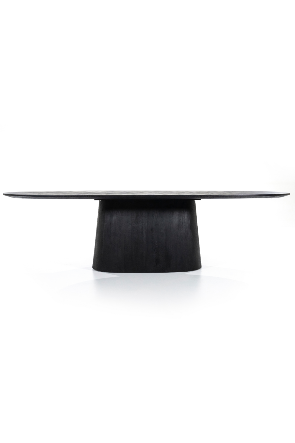 Table de salle à manger sur pied en bois de manguier L