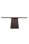 Console piédestal en bois de manguier