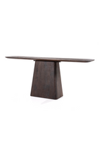 Console piédestal en bois de manguier