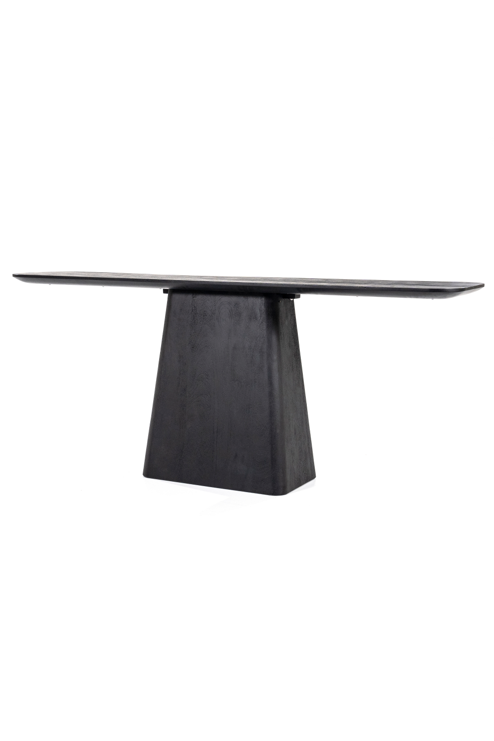 Console piédestal en bois de manguier