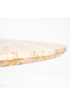 Table à manger piédestal en travertin