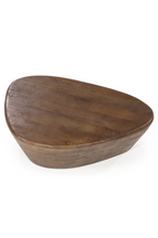 Table basse en bois de forme libre L