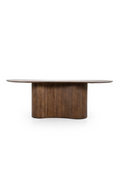 Table de salle à manger moderne en bois de manguier