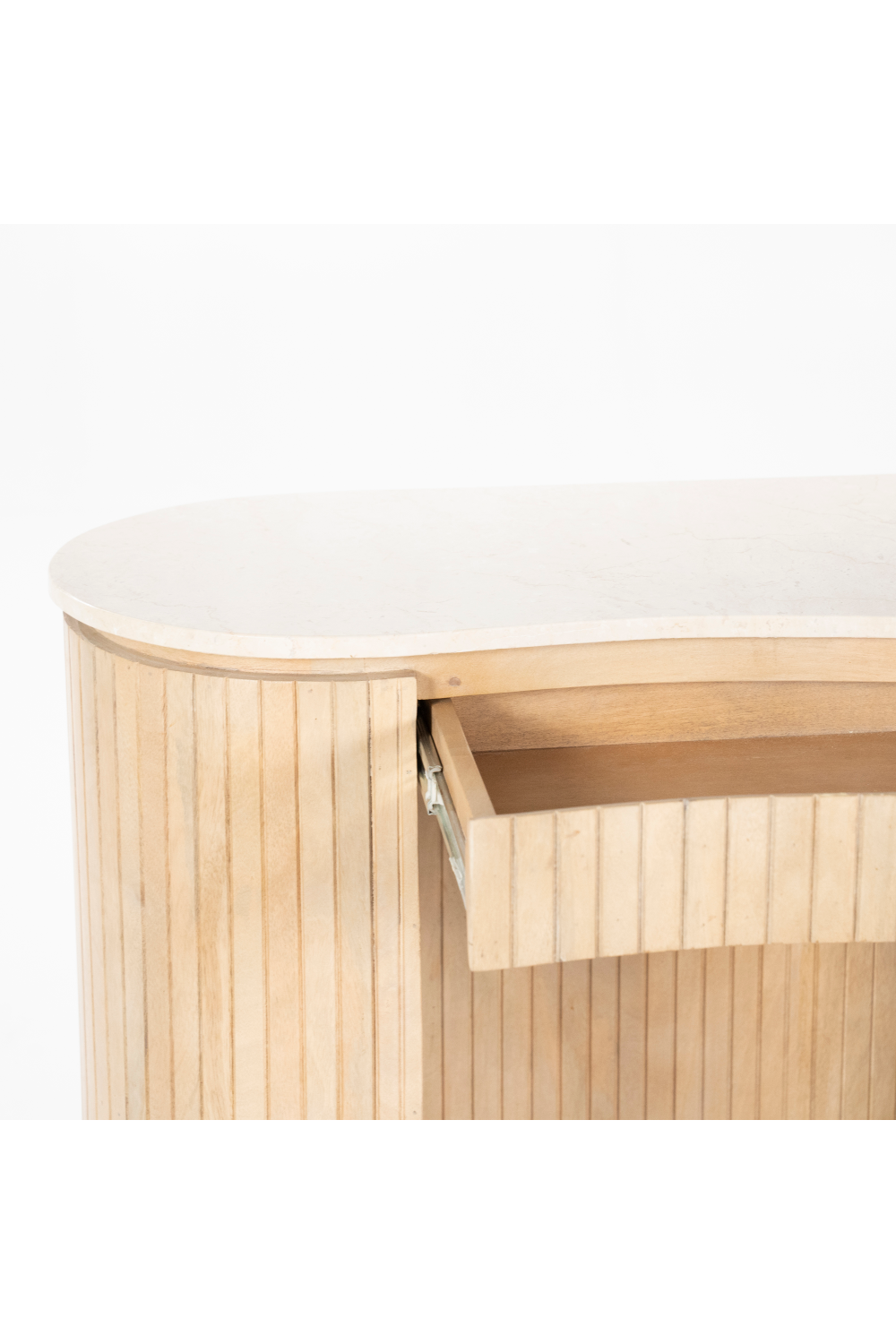 Bureau en marbre de forme organique