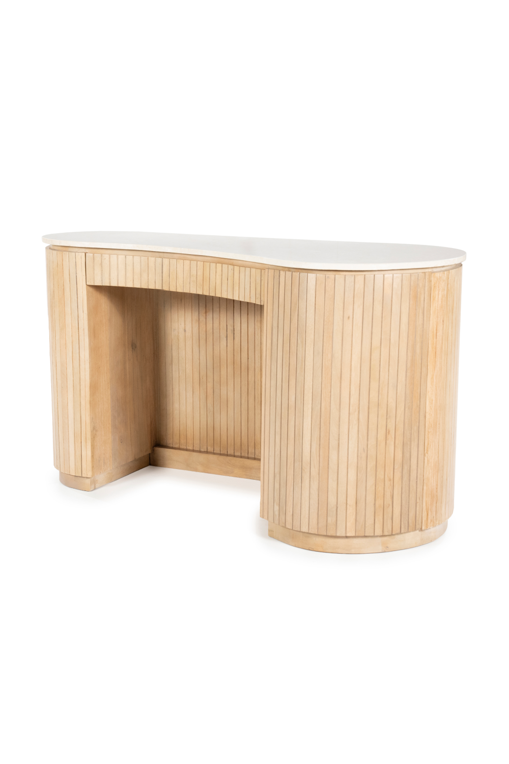 Bureau en marbre de forme organique