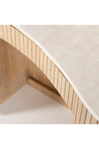 Bureau en marbre de forme organique