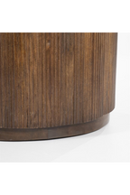 Bureau en travertin aux formes organiques