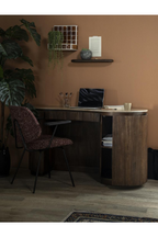 Bureau en travertin aux formes organiques
