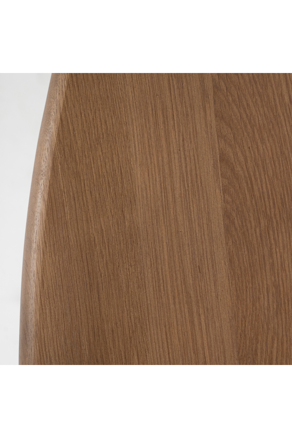 Table basse en chêne en forme de haricot