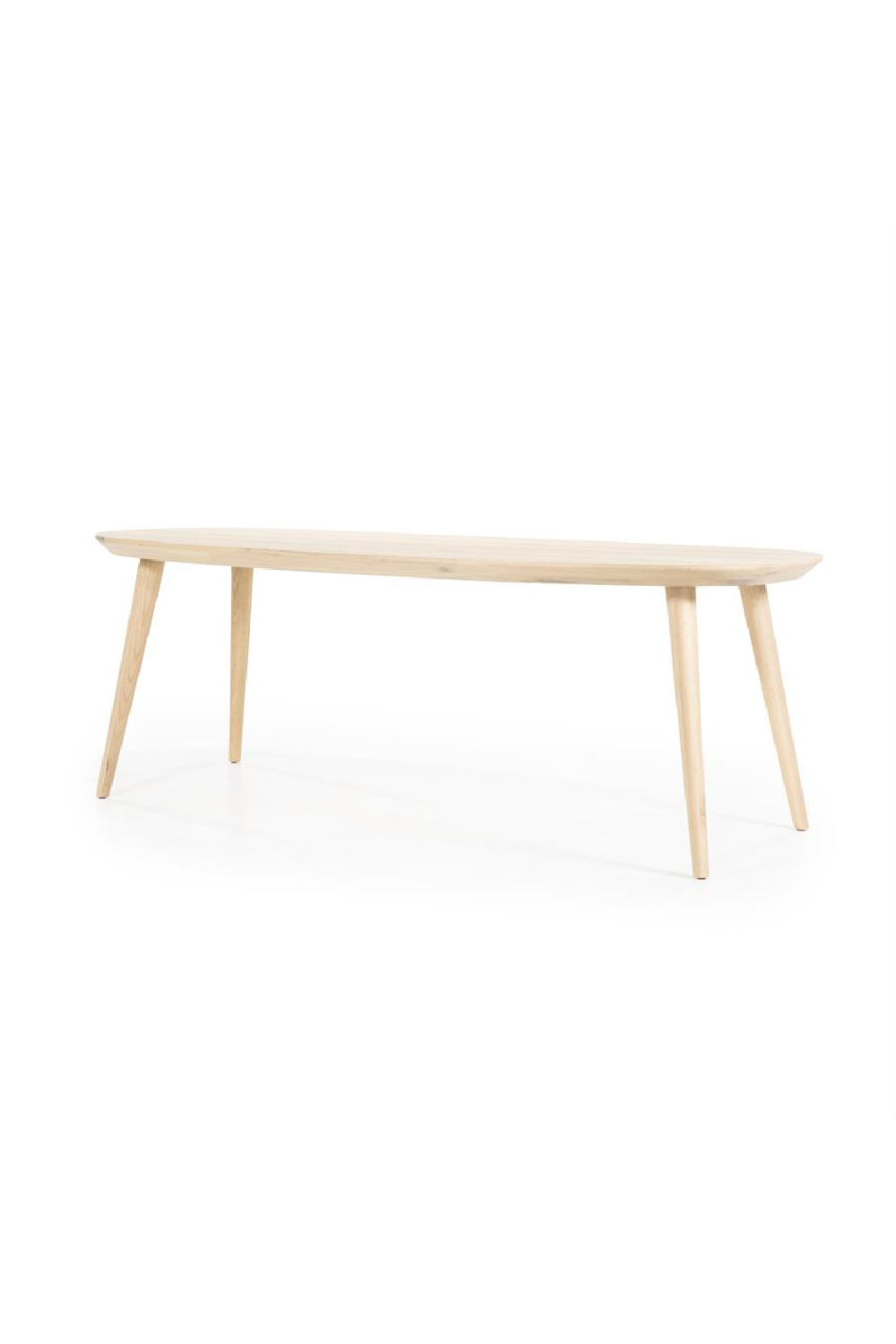 Table à manger en chêne laqué L