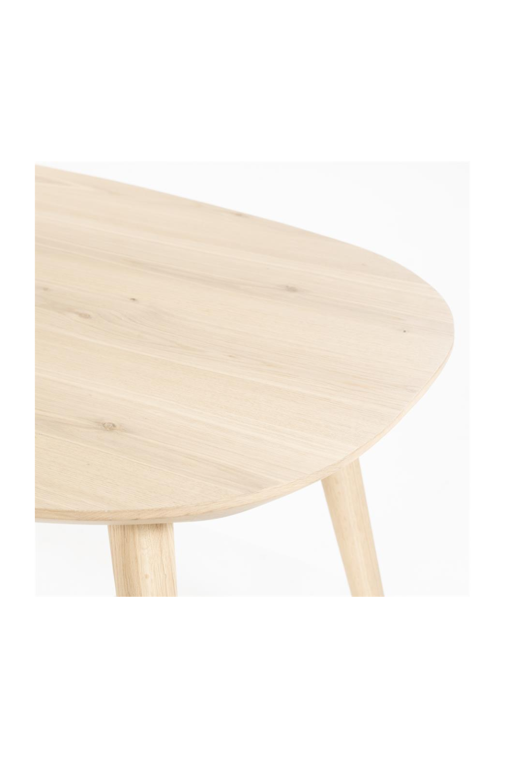 Table à manger en chêne laqué L
