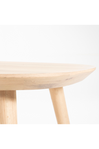 Table à manger ovale en chêne laqué