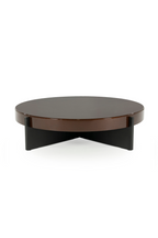 Table basse coquillage peinte