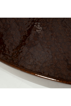 Table basse coquillage peinte
