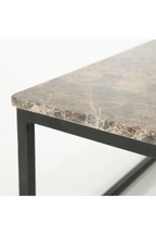 Table basse en marbre poli