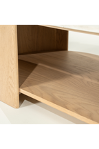 Table basse ovale en marbre blanc