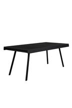 Table de salle à manger en teck noir