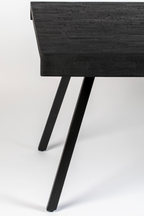 Table de salle à manger en teck noir