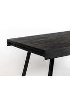 Table de salle à manger en teck noir