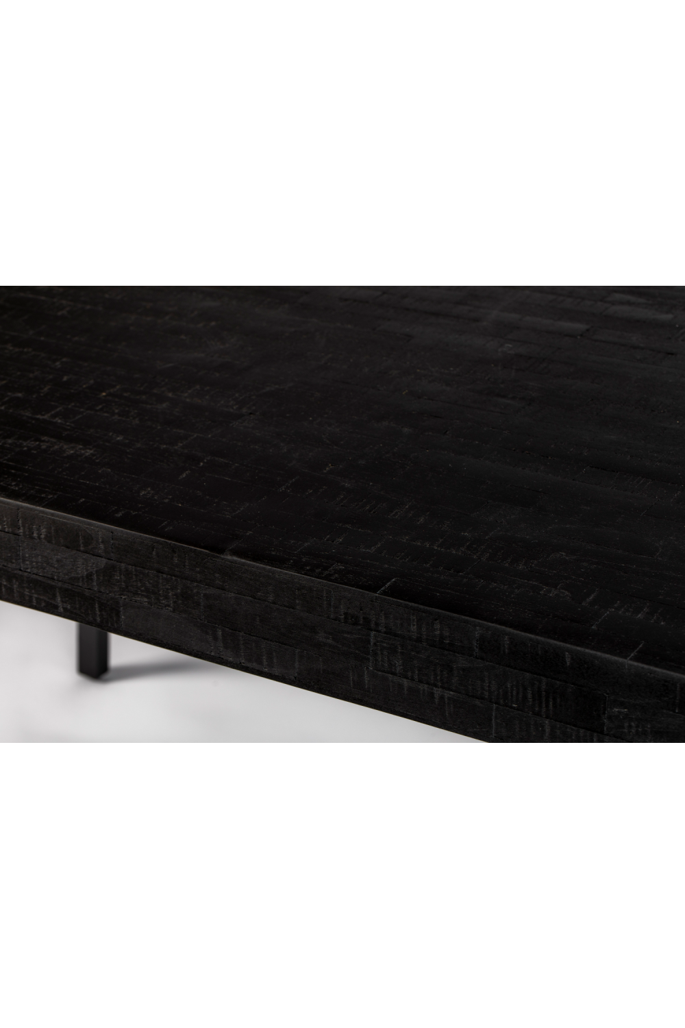Table de salle à manger en teck noir