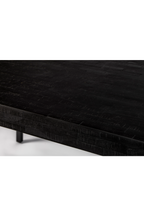 Table de salle à manger en teck noir