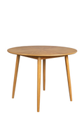 Table à manger ronde en bois naturel