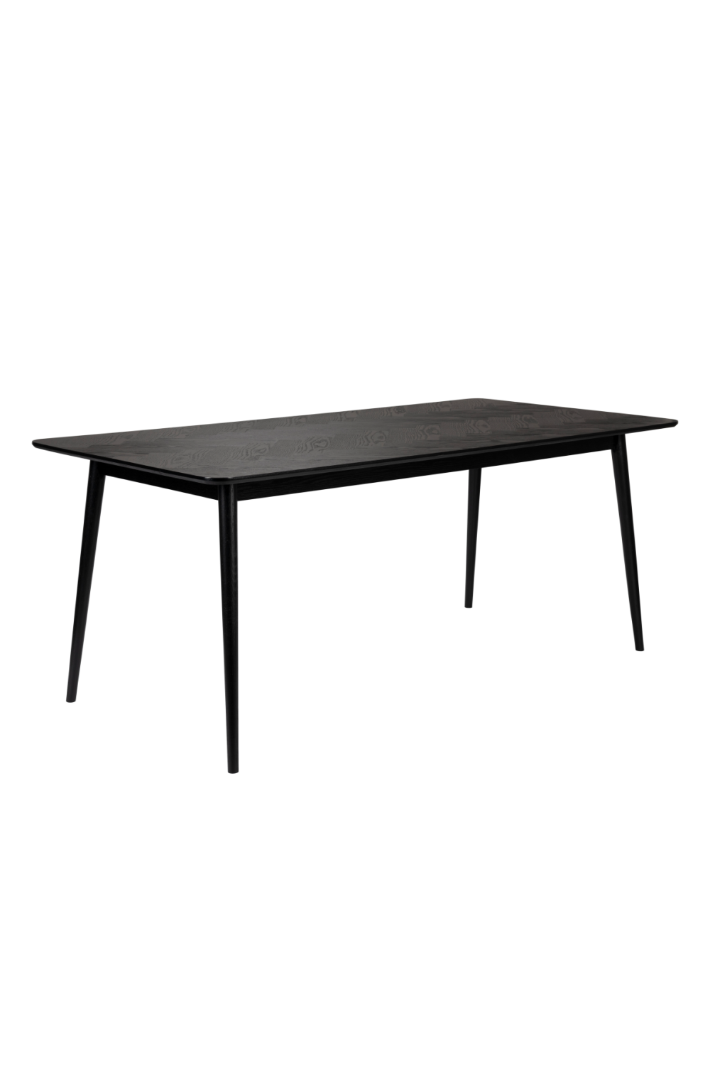 Table à manger rectangulaire noire