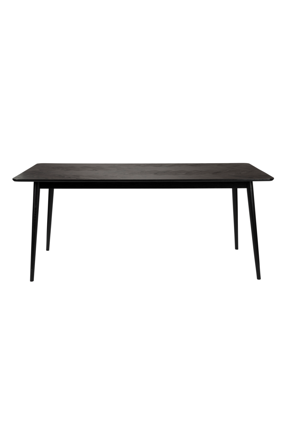Table à manger rectangulaire noire