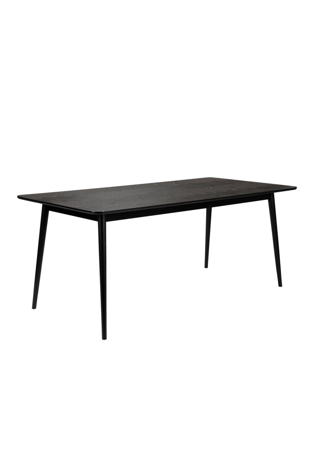 Table à manger rectangulaire noire
