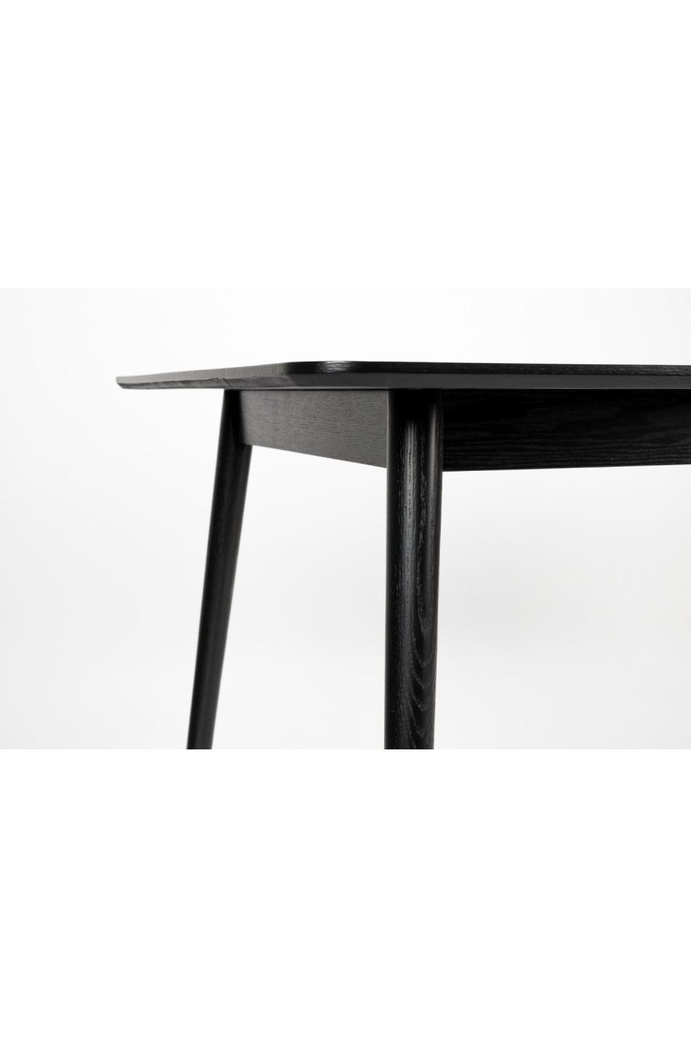 Table à manger rectangulaire noire