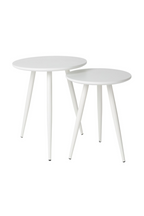Tables d'appoint en bois à 3 pieds (2)