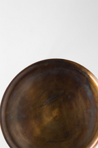 Table d'appoint trépied en cuivre
