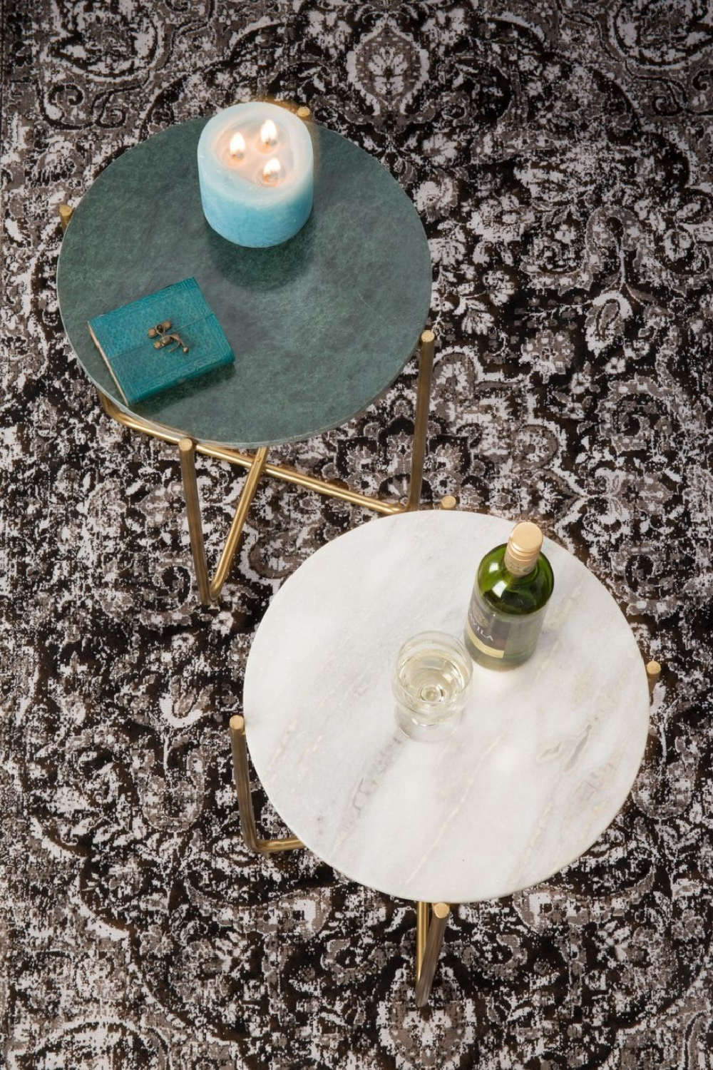 Table d'appoint en marbre
