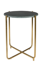 Table d'appoint en marbre vert