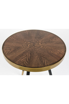 Table d'appoint à rebord doré