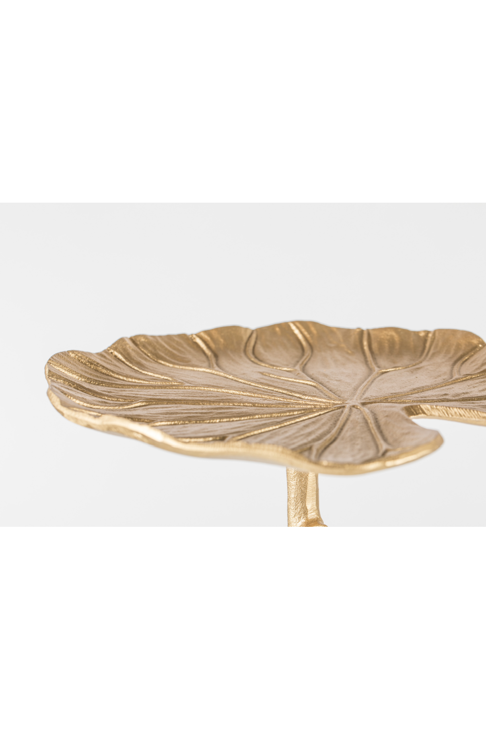 Table d'appoint Art déco à motif feuille