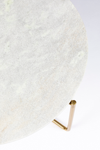 Table basse ronde en marbre