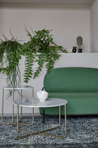 Table basse ronde en marbre