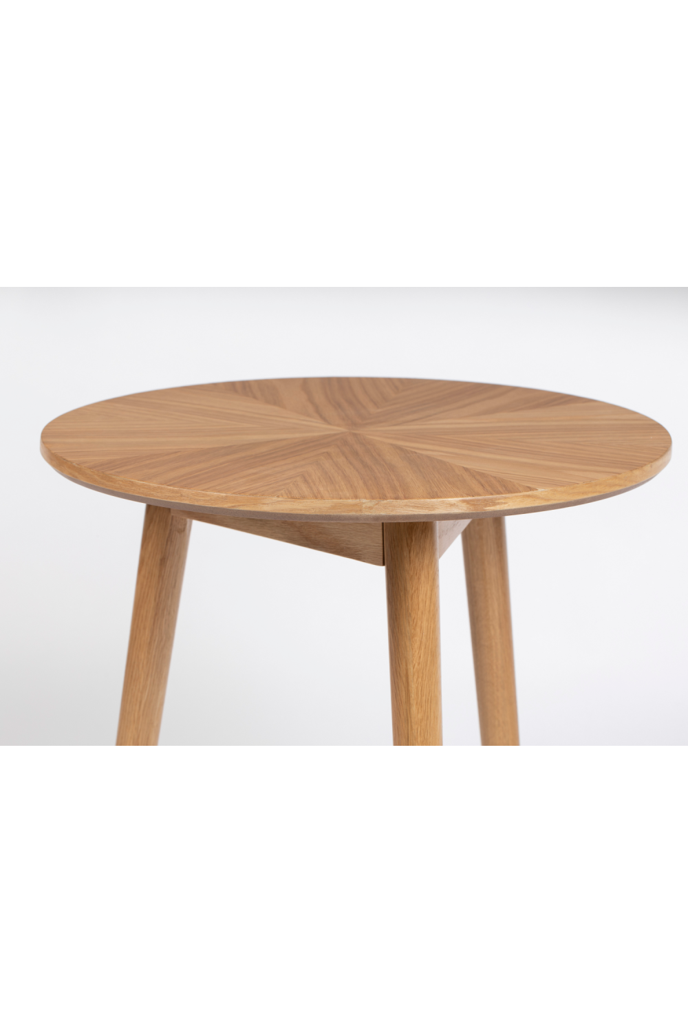 Table d'appoint ronde en bois